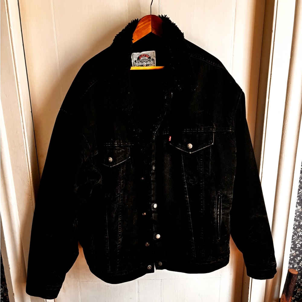 Vintage Levi’s Authentic Sherpa Denim Trucker Jacket
